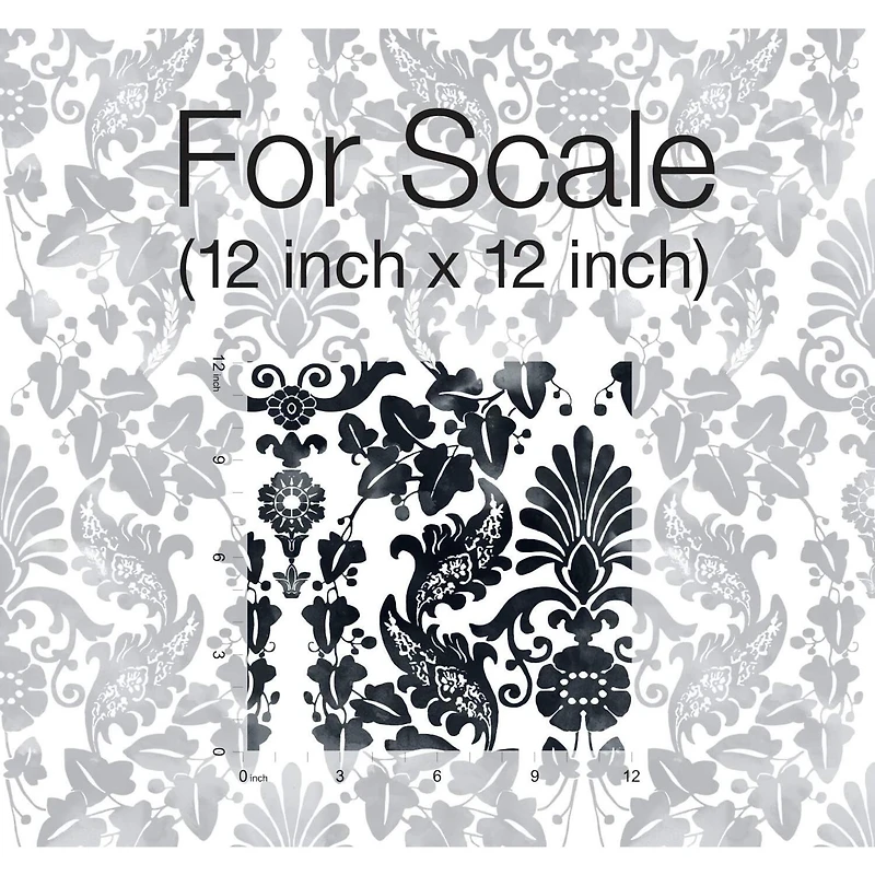 RoomMates Vine Damask Peel & Stick Wallpaper