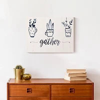 Gather 14" x 11" Canvas Wall Art