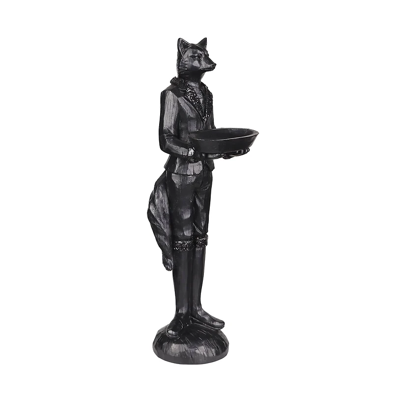 16.75" Fox Butler Statue Tabletop Décor by Ashland®