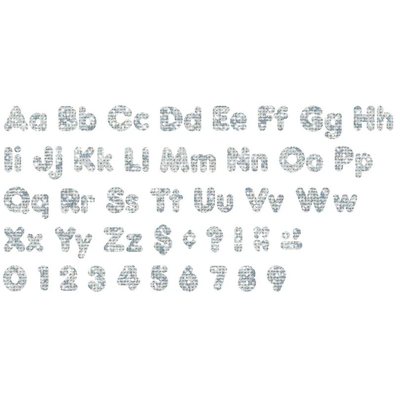 Trend Enterprises® Sparkle Casual Combo Ready Letters®