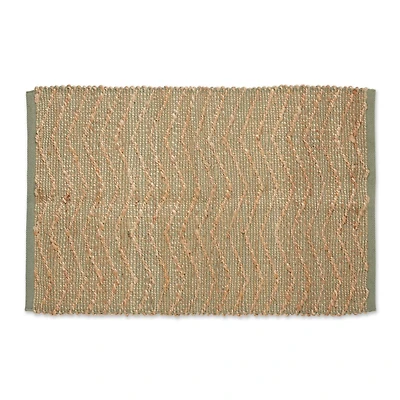 DII® Artichoke With Natural Jute Chevron Hand-Loomed Rug, 2ft. x 3ft.