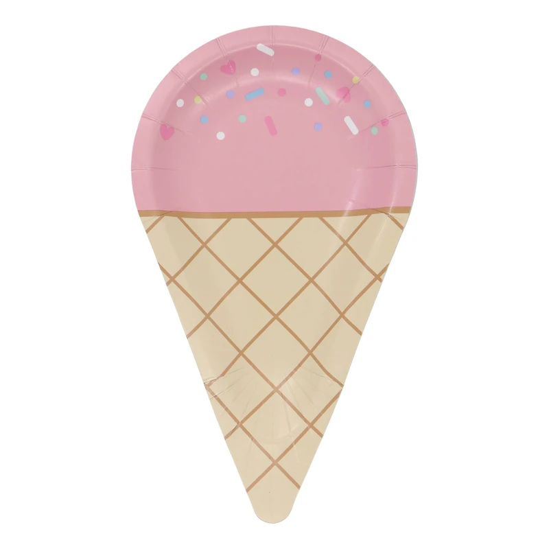 24 Packs: 8 ct. (192 total) 7" Ice Cream Dinner Plates by Celebrate It™