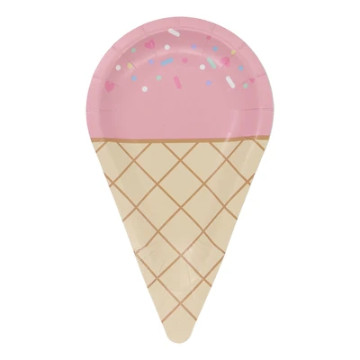 24 Packs: 8 ct. (192 total) 7" Ice Cream Dinner Plates by Celebrate It™