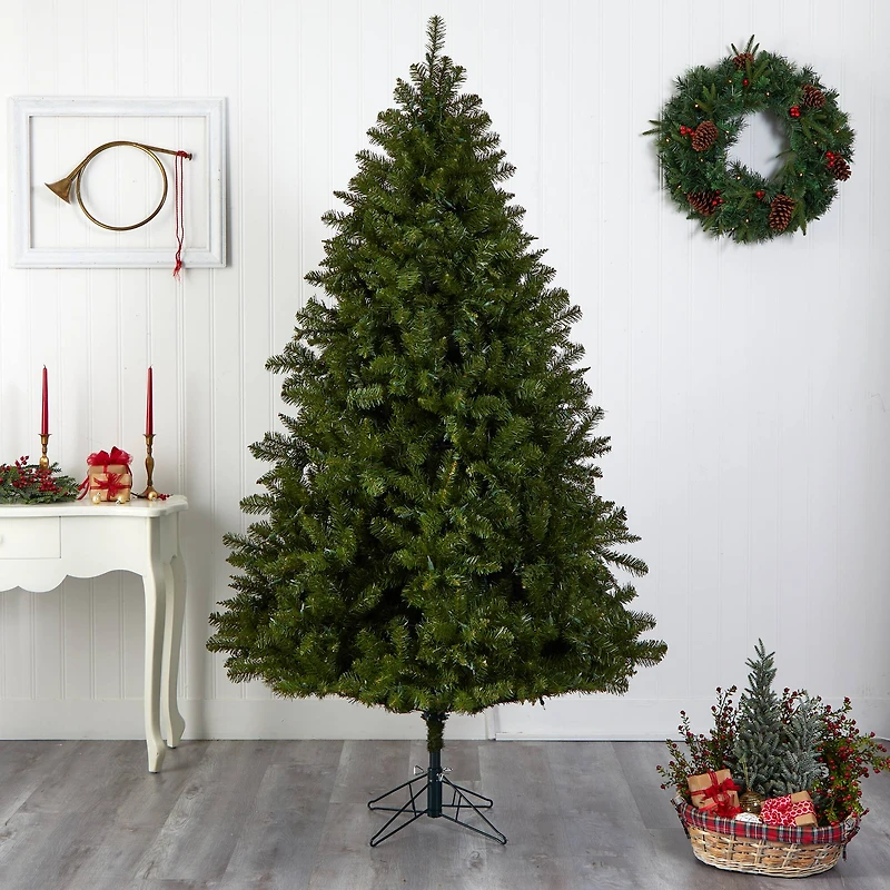 7.5ft. Pre-Lit Windermere Christmas Tree, Clear Lights