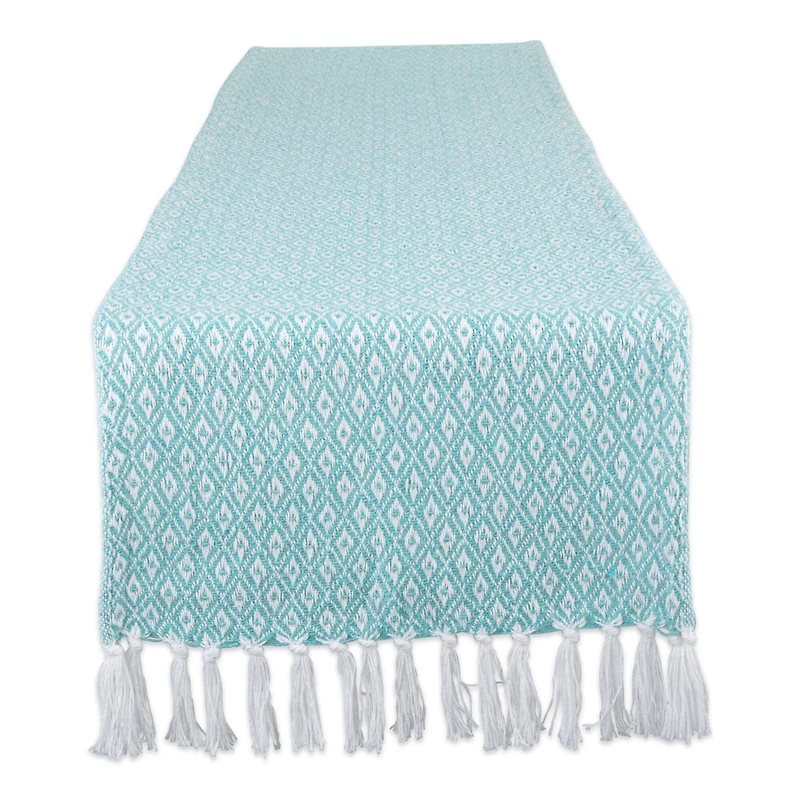 DII® 72" Aqua Mini Diamond Table Runner