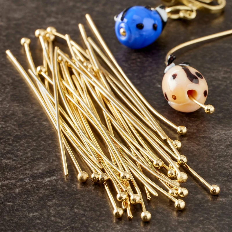 9 Pack: 90 ct. (810 total) 2" Headpins by Bead Landing