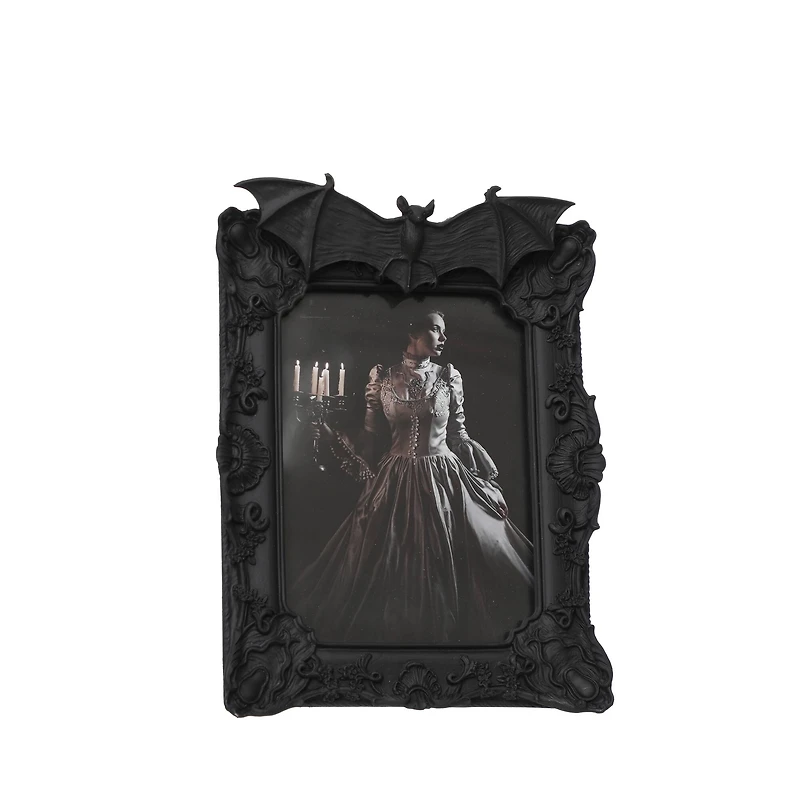 5" x 7" Black Ornate with Bat Tabletop Frame by Ashland®