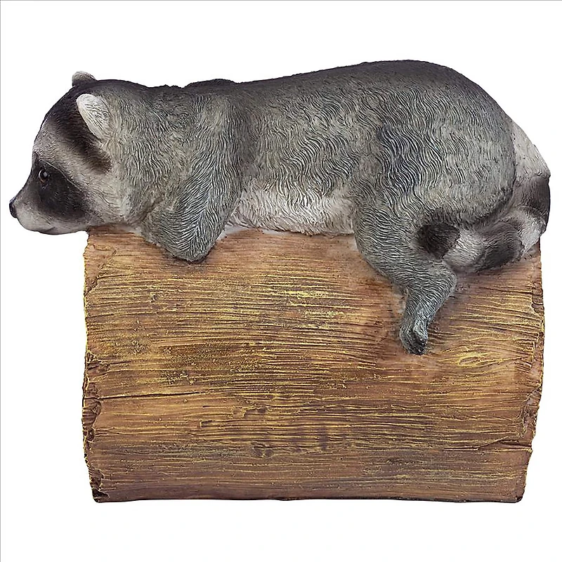 Design Toscano 9" Raider the Raccoon Gutter Guardian Downspout Statue