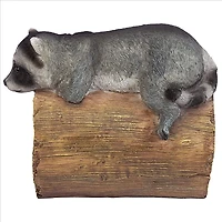 Design Toscano 9" Raider the Raccoon Gutter Guardian Downspout Statue