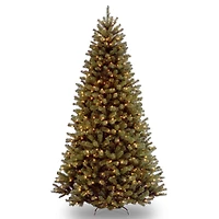 9ft. Pre-Lit PowerConnect™ North Valley Spruce Artificial Christmas Tree, Light Parade® LED Lights