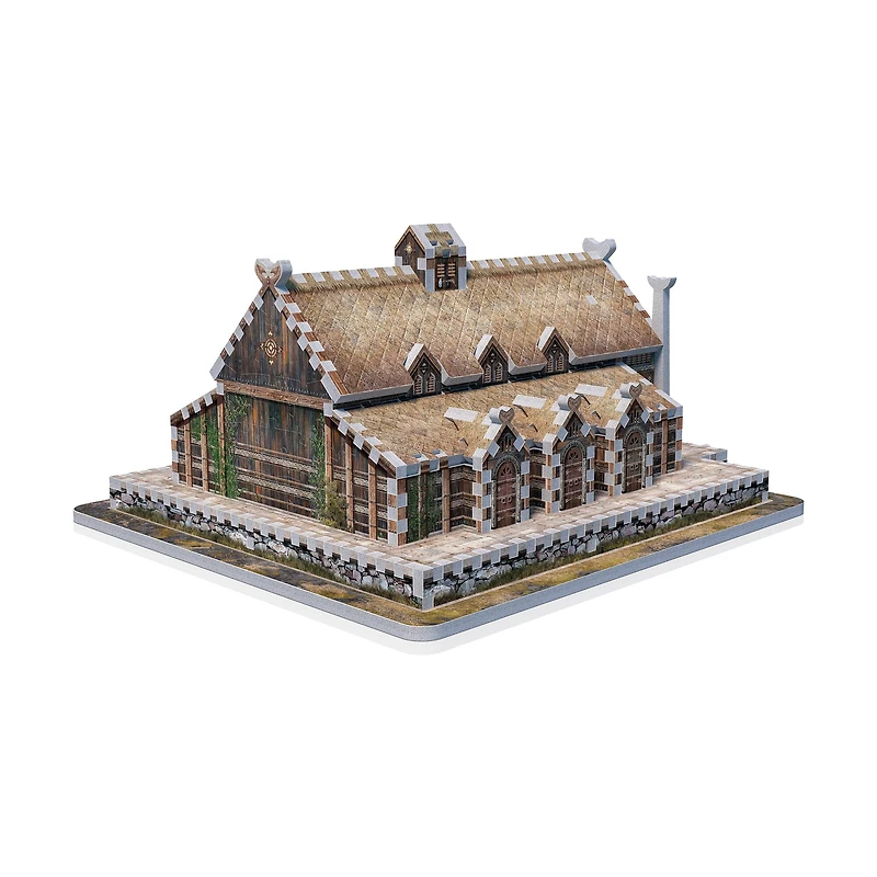 The Lord of the Rings - Golden Hall - Edoras 3D Puzzle: 445 Pcs