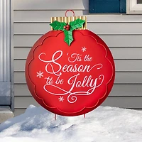 Glitzhome® 3ft. Large Metal Ornament Yard Stake