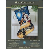 Dimensions® Gold Collection® Holy Night Stocking Counted Cross Stitch Kit