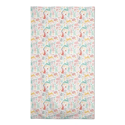 Scandinavian Bunny Pattern 58" x 102" Tablecloth