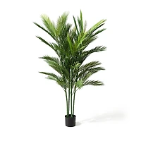 Glitzhome® 5ft. Potted Faux Palm Tree