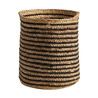 13.5" Handmade Natural Jute Basket Planter