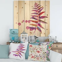 Designart - Purple Fern