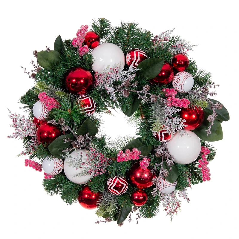 Village Lighting 24" Nordic Wreath