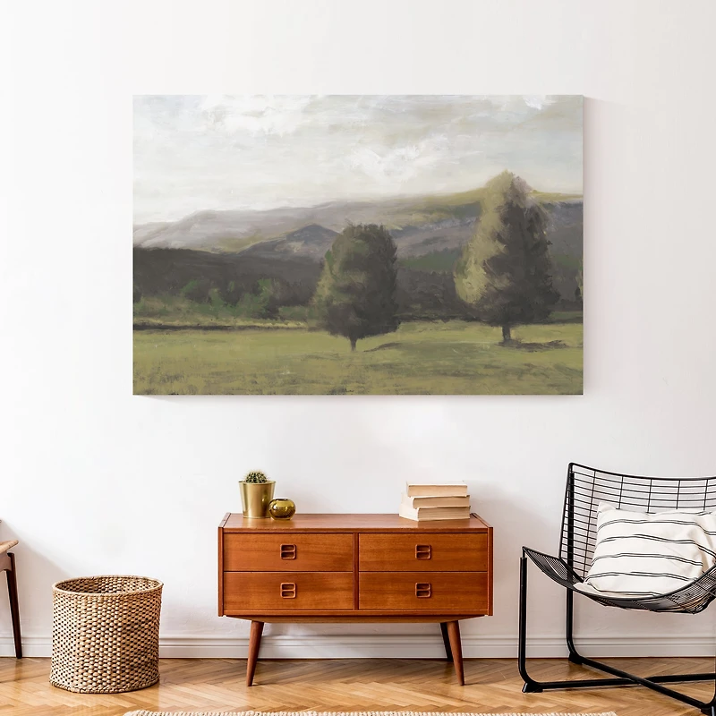 Painterly Treescape 32" x 48" Canvas Wall Art