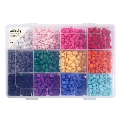 Square Tila Beads, 6mm by Bead Landing™