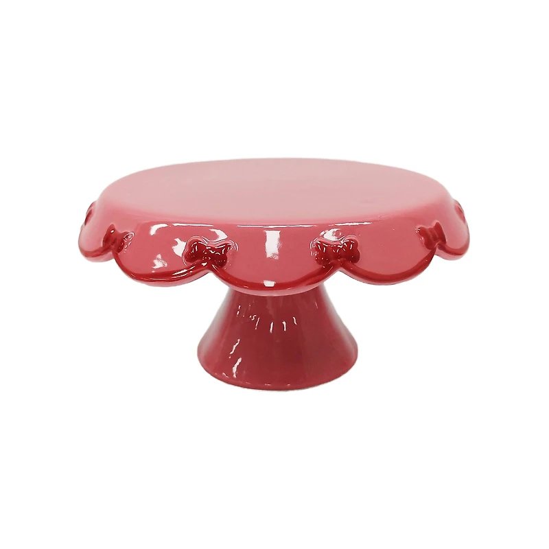 8" Bow Garland Edge Cake Stand by Ashland®