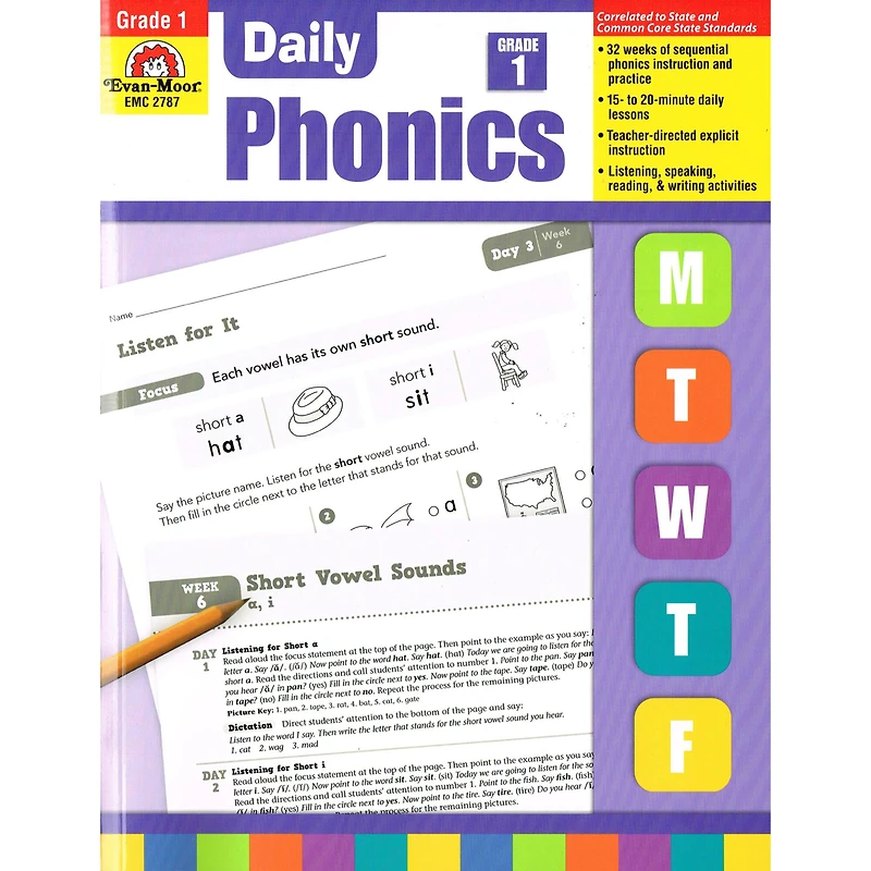 Evan-Moor® Daily Phonics Book
