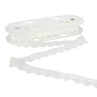 1.25" White Embroidered Lace Trim by Celebrate It®