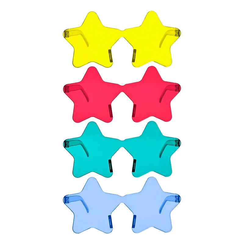 5.5" Star Shaped Glasses, 4ct. by Celebrate It™