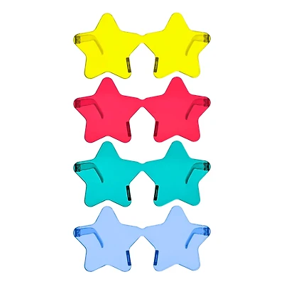 5.5" Star Shaped Glasses, 4ct. by Celebrate It™