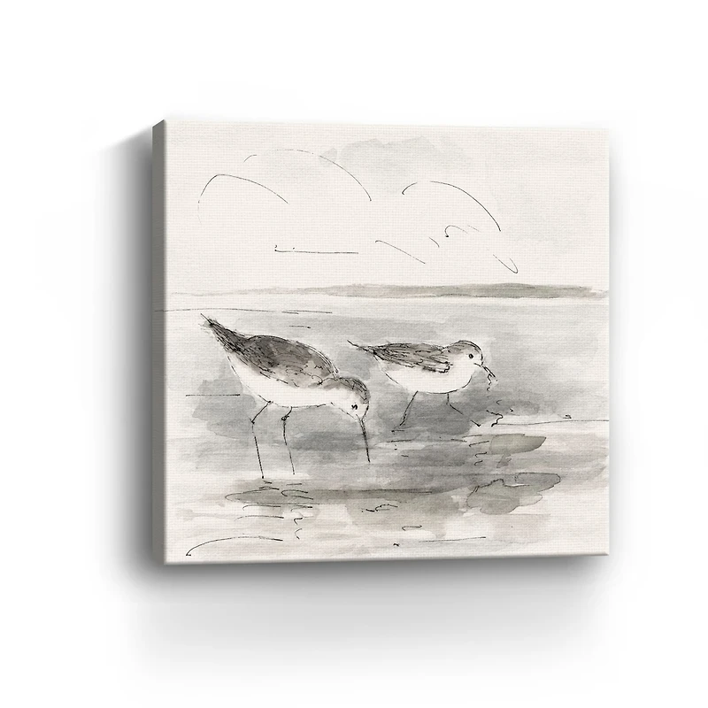 Sand Piper I Canvas Giclee