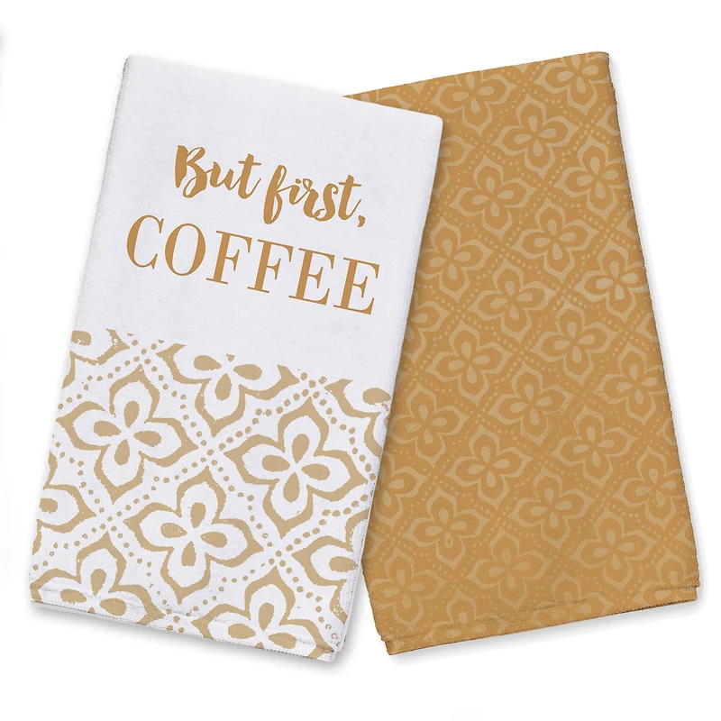 But First Coffee Hand Towel Set