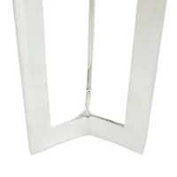 CosmoLiving by Cosmopolitan Silver Contemporary Candle Holder Set