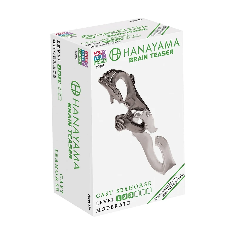 Hanayama Level 3 Cast Seahorse Puzzle