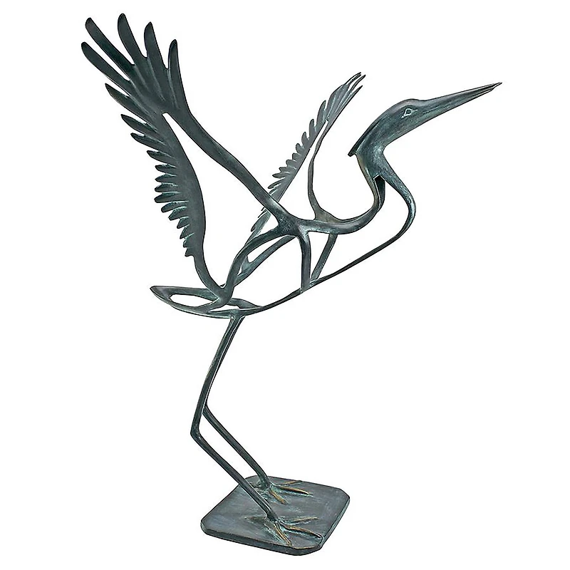 Design Toscano 26" Winged Salute to the Sun Bronze Statue
