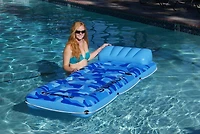 7ft. Inflatable Blue Camouflage Sumo Sized Swimming Pool Raft