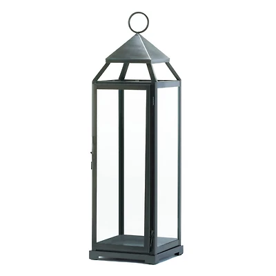 25'' Brushed Silver Lantern