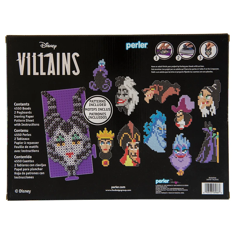 Perler® Disney Villains Deluxe Fused Bead Kit