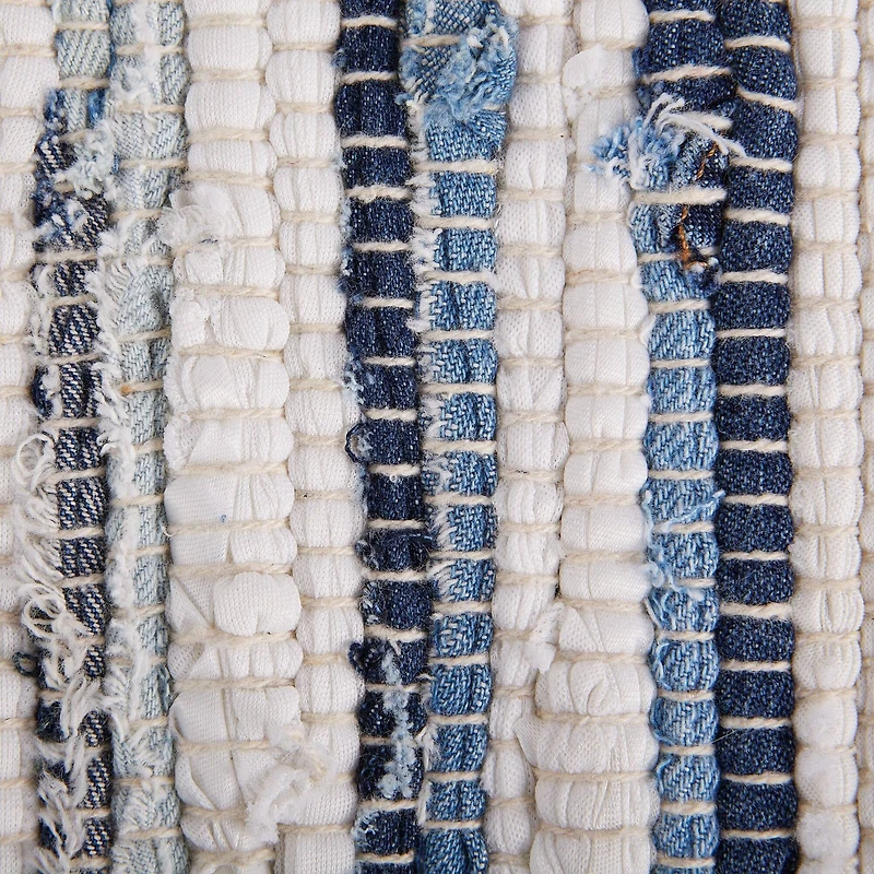 DII® Multi Denim Rag Rug, 2ft. x 3ft.