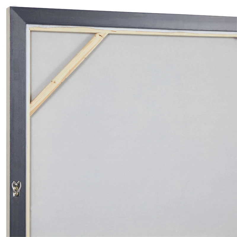 CosmoLiving by Cosmopolitan Black Contemporary Abstract Canvas Wall Art