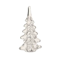 Hello Honey® 8" Clear Glass Christmas Tree Décor