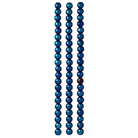 12 Pack: Iris Blue Round Glass Beads, 8mm by Bead Landing™