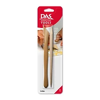 DAS® 2 Piece Natural Wood Clay Modeling Tool Set