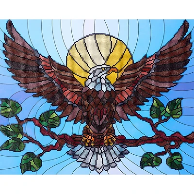 Diamond Art® Stain Glass Eagle Advanced Kit