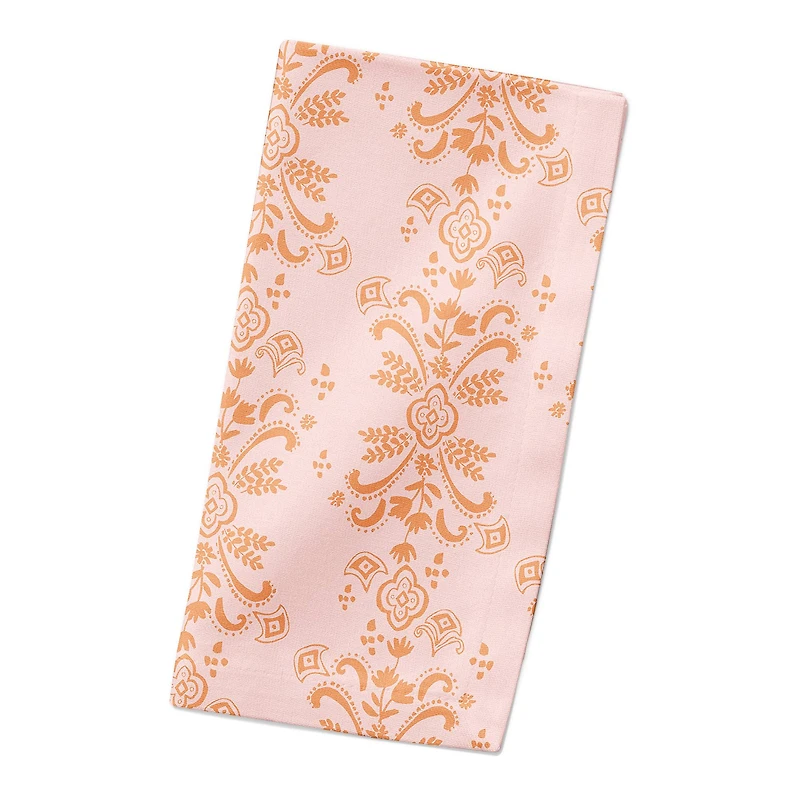 Floral Crest Cotton Twill Napkin