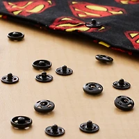 12 Packs: 8 ct. (96 total) Black Sew-On Snaps by Loops & Threads™