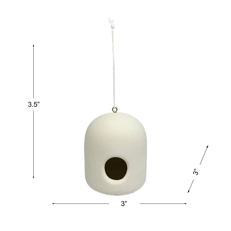 Mini Dome Ceramic Birdhouse by Make Market®