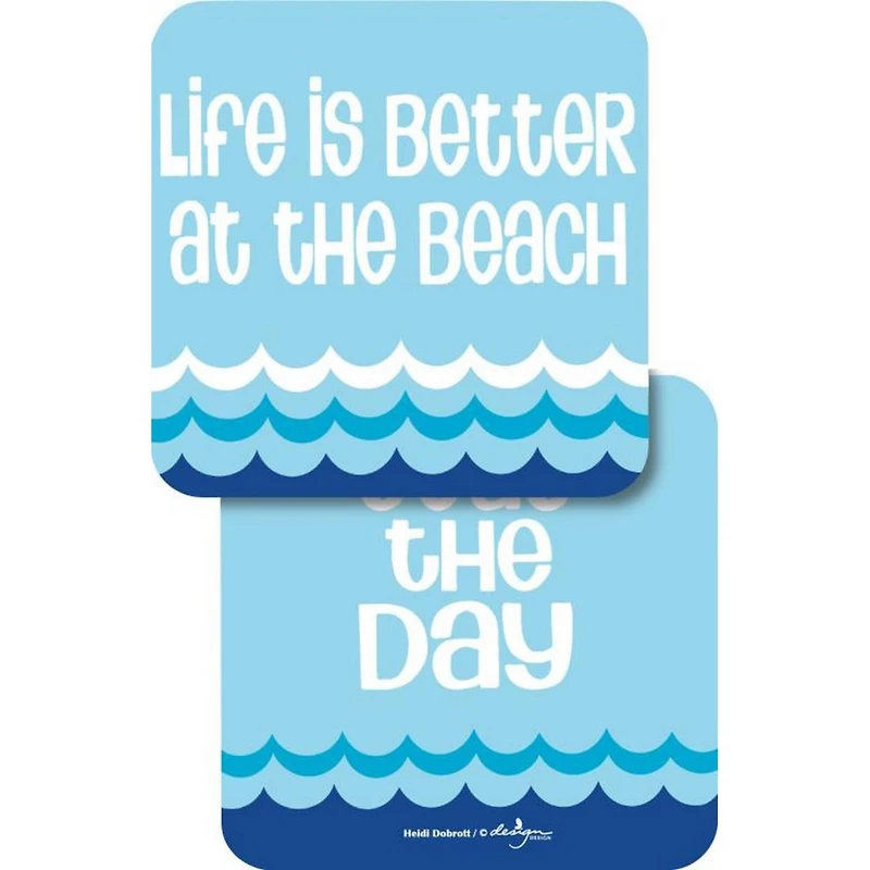 JAM Paper Life is Better Coasters, 6ct.