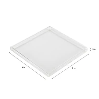 Organize It All 8" Acrylic Clear Accessory Tray