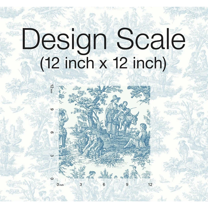 RoomMates Country Life Toile Peel & Stick Wallpaper