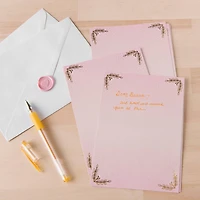 Blush Glam Flat Cards & Envelopes by Recollections™, 5" x 7"